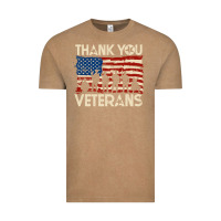 Vintage Coffee Thank You Veterans American Flag Patriotic Vintage Tee - baoMotion