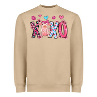 Mushroom xoxo pig olivia Heavyweight Sweatshirt - OliviaCreatesArt