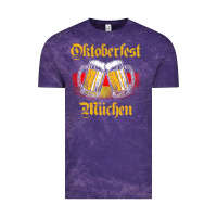 Cloud Purple Oktoberfest Munich Vintage Tee - baoMotion