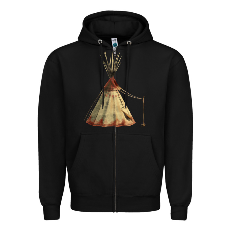 Teepe Tipi Zipper Hoodie by FaDigitalArtStudio | Teevron