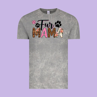 Fur Mama Vintage Tee Designed By Texasbilliewilder