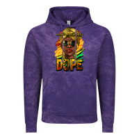 Cloud Purple unapologetically dope afro Vintage Hoodie - NancyCooperArtShop