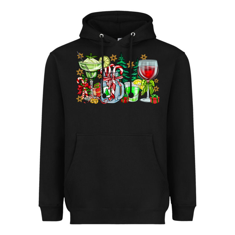 Christmas Tequila Heavyweight Hoodie by CowhideDigitalArt | Teevron