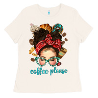 Bone coffee please messy bun with coffee bean bbs Ladies Tee - BundleAndBundleShop