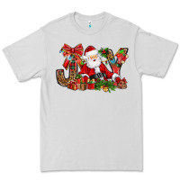 Dove Grey joy christmas with santa bbs Premium Tee - BundleAndBundleShop