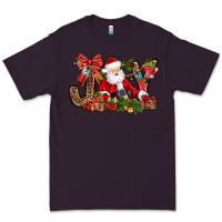 Plum joy christmas with santa bbs Premium Tee - BundleAndBundleShop