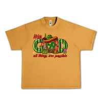 Peanut Butter With God All Things Are Possible Mexico Urban Heavy Tee - texasbilliewilder
