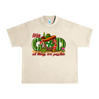 Sandshell With God All Things Are Possible Mexico Urban Heavy Tee - texasbilliewilder
