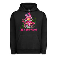Pigment Black i'm a survivor gnome Urban Hoodie - BarkalooDesign