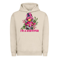 Pigment French Oak i'm a survivor gnome Urban Hoodie - BarkalooDesign