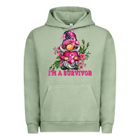 Pigment Oil Green i'm a survivor gnome Urban Hoodie - BarkalooDesign