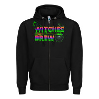 Black witches brew Zipper Hoodie - BundleAndBundleShop