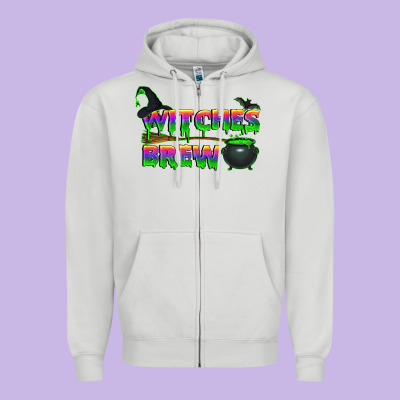 Witches Brew Zipper Hoodie Designed By Bundleandbundleshop