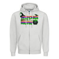 Dove Grey witches brew Zipper Hoodie - BundleAndBundleShop