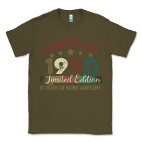 Army Green Vintage 1990 Limited Edition 31 Years Of Being Awesome Classic Tee - Bettercallsaul