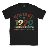 Black Vintage 1990 Limited Edition 31 Years Of Being Awesome Classic Tee - Bettercallsaul