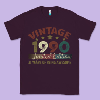Vintage 1990 Limited Edition 31 Years Of Being Awesome Classic Tee Designed By Bettercallsaul