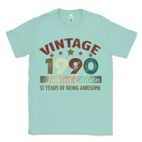 Seafoam Vintage 1990 Limited Edition 31 Years Of Being Awesome Classic Tee - Bettercallsaul