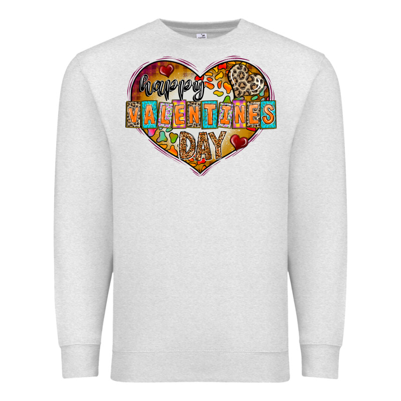 Happy Valentınes Day Premium Sweatshirt by CowhideDigitalArt | Teevron