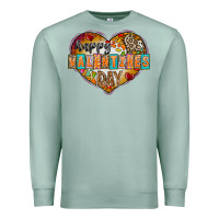 Seafoam Happy Valentınes Day Premium Sweatshirt - CowhideDigitalArt