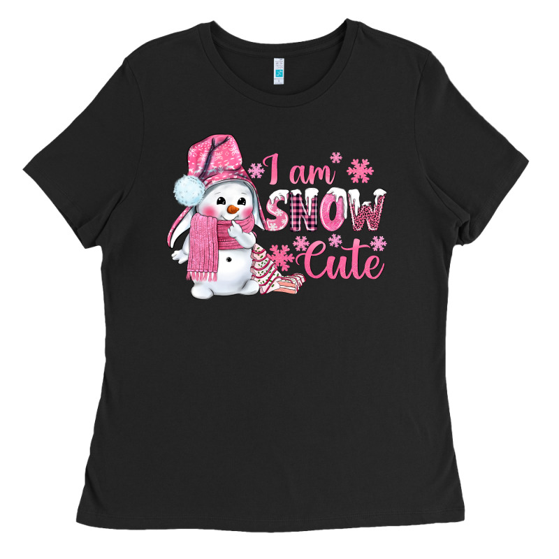 I Am Snow Cute Pink Bbs Ladies Tee by BundleAndBundleShop | Teevron