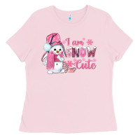 Bubblegum Pink i am snow cute pink bbs Ladies Tee - BundleAndBundleShop