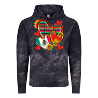 Cloud Black Mexican Hearts Vintage Hoodie - texasbilliewilder