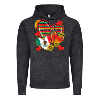 Vintage Black Mexican Hearts Vintage Hoodie - texasbilliewilder