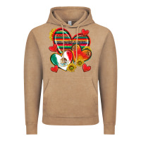 Vintage Coffee Mexican Hearts Vintage Hoodie - texasbilliewilder