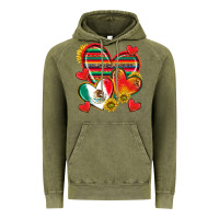 Vintage Olive Mexican Hearts Vintage Hoodie - texasbilliewilder