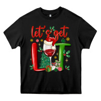 Black let's get lit Heavy Core Tee - MaliasSmallBusiness