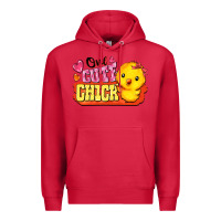 Cardinal one cute chick Premium Hoodie - FaDigitalArtStudio