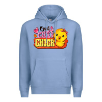 Colony Blue one cute chick Premium Hoodie - FaDigitalArtStudio