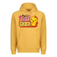 Mustard one cute chick Premium Hoodie - FaDigitalArtStudio
