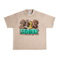 French Oak 2023 senior Football Urban Heavy Tee - NancyCooperArtShop