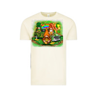 Vintage Arctic st patricks day gnomies with truck Vintage Tee - NancyCooperArtShop