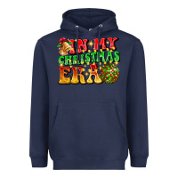 Navy inmy christmas era Heavyweight Hoodie - CowhideDigitalArt