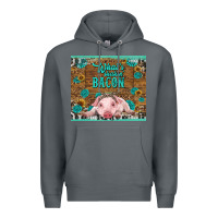 Rock whats shakin bacon baby pig Premium Hoodie - RanaPortraitStore