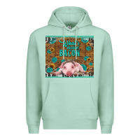 Seafoam whats shakin bacon baby pig Premium Hoodie - RanaPortraitStore
