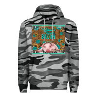Slate Camo whats shakin bacon baby pig Premium Hoodie - RanaPortraitStore