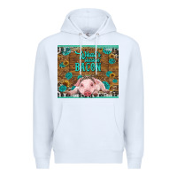 White whats shakin bacon baby pig Premium Hoodie - RanaPortraitStore