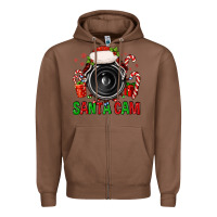 Chestnut santa cam Zipper Hoodie - FaDigitalArtStudio