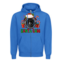 True Royal santa cam Zipper Hoodie - FaDigitalArtStudio