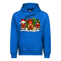 Cobalt Christmas choir gnomes Urban Hoodie - BarkalooDesign