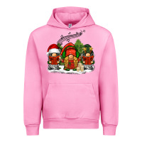 Fuchsia Pink Christmas choir gnomes Urban Hoodie - BarkalooDesign