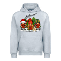 Heather Grey Christmas choir gnomes Urban Hoodie - BarkalooDesign