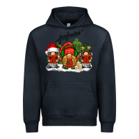 Navy Christmas choir gnomes Urban Hoodie - BarkalooDesign
