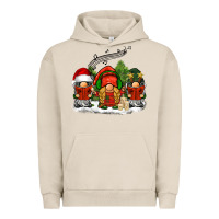 Pigment French Oak Christmas choir gnomes Urban Hoodie - BarkalooDesign