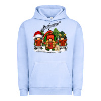 Pigment Grape Ice Christmas choir gnomes Urban Hoodie - BarkalooDesign