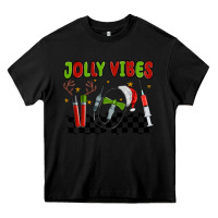 Black jolly vibes Heavy Core Tee - MaliasSmallBusiness